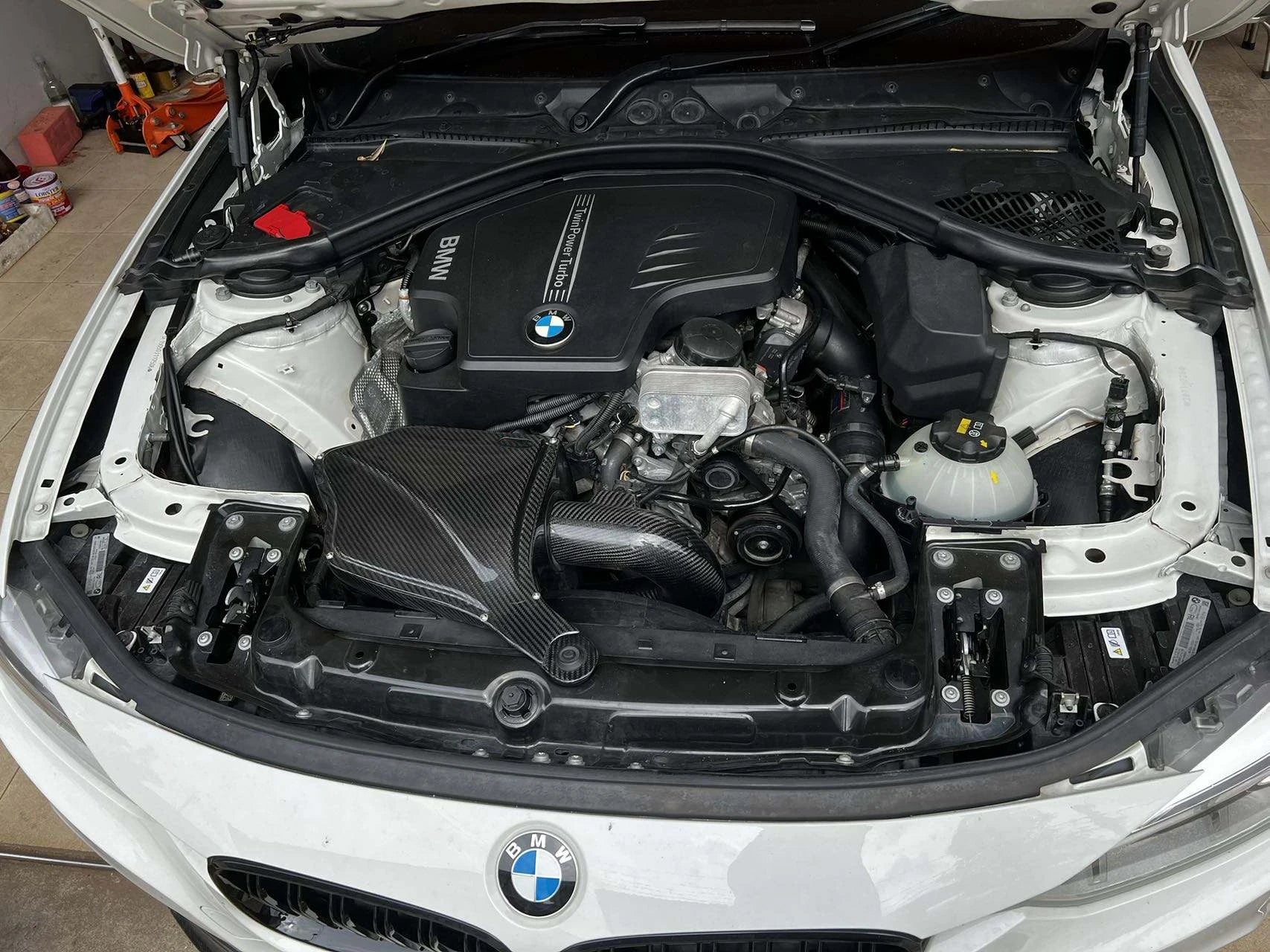 Carbon Fiber Cold Air Intake BMW F30 N20 – Lightweight High-Flow