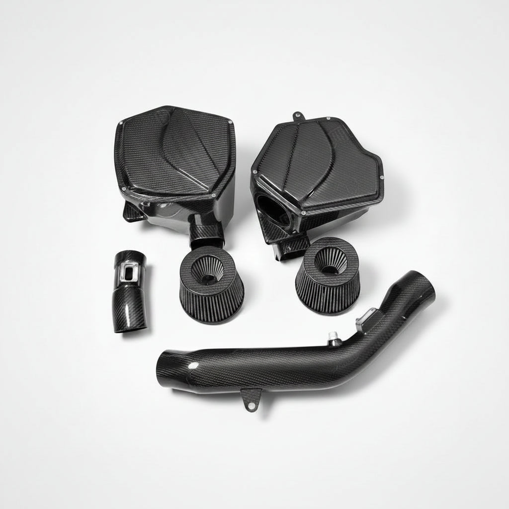 Carbon Fiber Cold Air Intake BMW M3 M4 S55 – Lightweight High-Flow