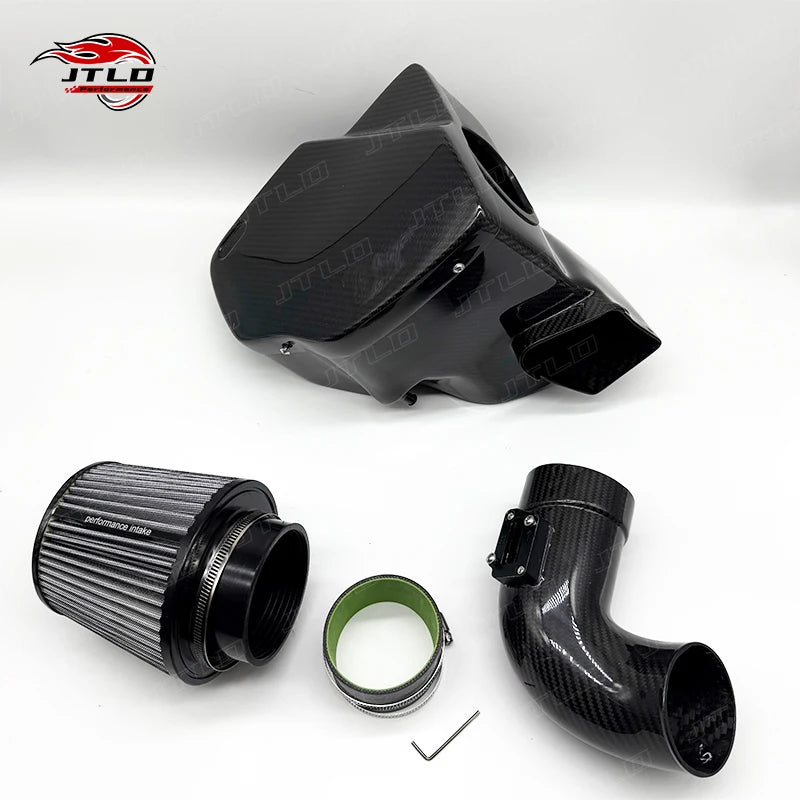 Carbon Fiber Cold Air Intake BMW G30 B48 2.0T – Lightweight High-Flow