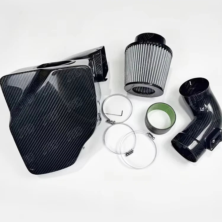 Carbon Fiber Cold Air Intake BMW G30 B48 2.0T – Lightweight High-Flow