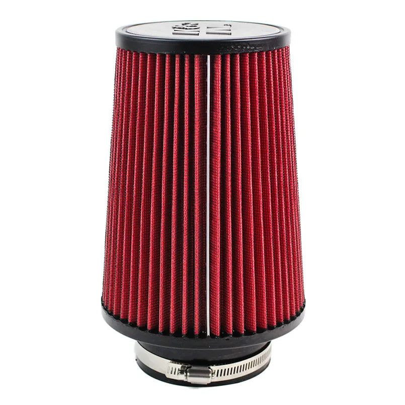 Red High-Flow Performance Cone Air Filter (241mm)