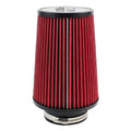 Red High-Flow Performance Cone Air Filter (241mm)