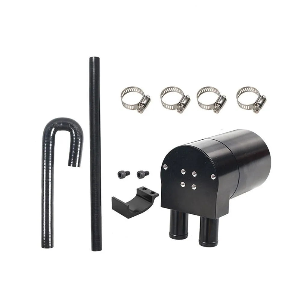 High-Performance Oil Catch Can on a white background.