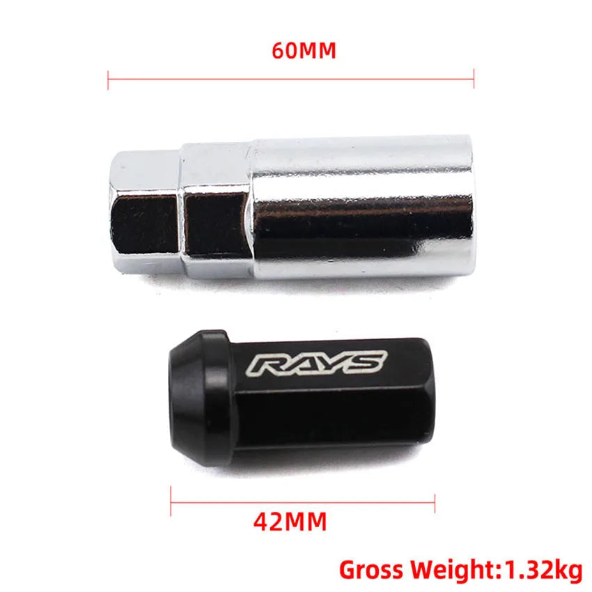 M12x1.5 Lug Nuts Set