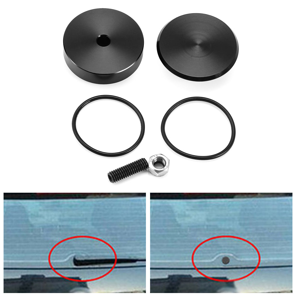 Rear Wiper Delete Kit – Sleek Low-Profile Aluminium Plug
