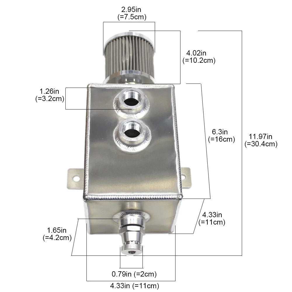 Universal Billet Oil Catch Can